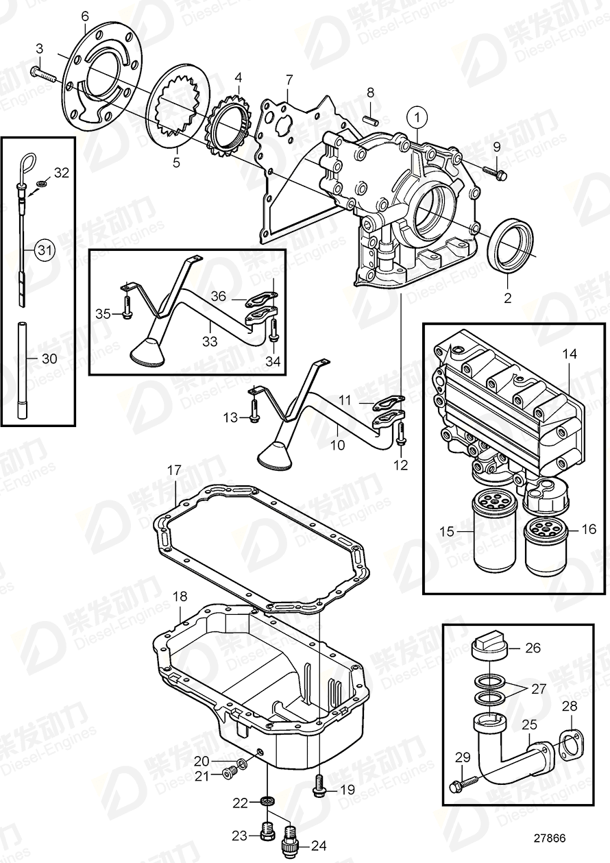 volvo penta Sealing ring 20460026 Drawing volvo penta Sealing ring 20460026 Drawing